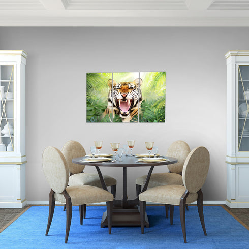 Wandbilder Wohnzimmer XXL Tieger Abstrakt Moderne Bilder Tiere
